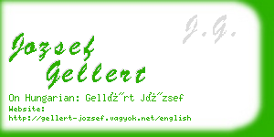 jozsef gellert business card